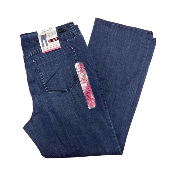 Seven7 | Jeans | Seven7 Womens Plus Size Tummyless High Rise Bootcut ...